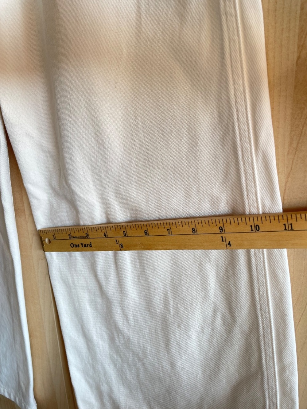 Favorite Daughter The Marsha Gardenia  White Wide-Leg Jeans - Picture 12 of 14